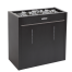 Elektrinė pirties krosnelė HARVIA VIRTA PRO COMBI AUTOMATIC BLACK 15,8 kW HL160SA be valdymo, Pirties krosnelės su garo generatoriumi
