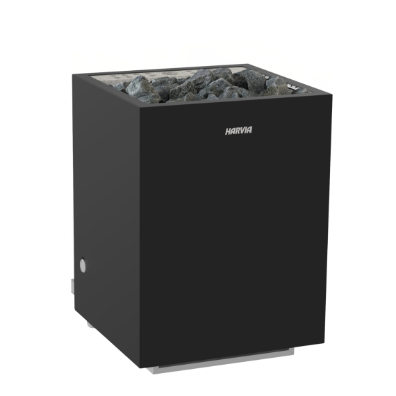 Elektrinė pirties krosnelė HARVIA VIRTA WALL COMBI 9,0 kW su Fenix Combi Wifi valdymu, Pirties krosnelės su garo generatoriumi - Profesionalūs pirties įrengimo sprendimai jūsų namams