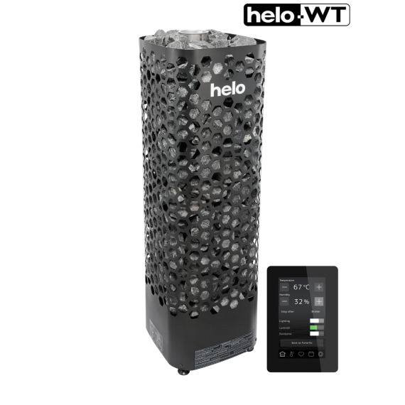 Elektrinė pirties krosnelė HELO HIMALAYA BWT 6,8 kW<br>be valdymo pulto