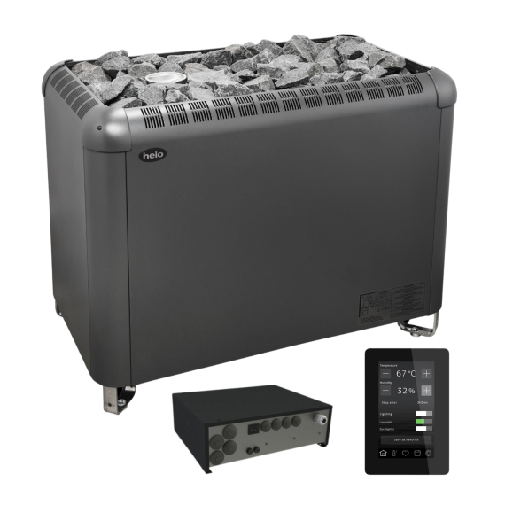 Elektrinė pirties krosnelė HELO MAGMA 18,0 kW<br>be valdymo pulto