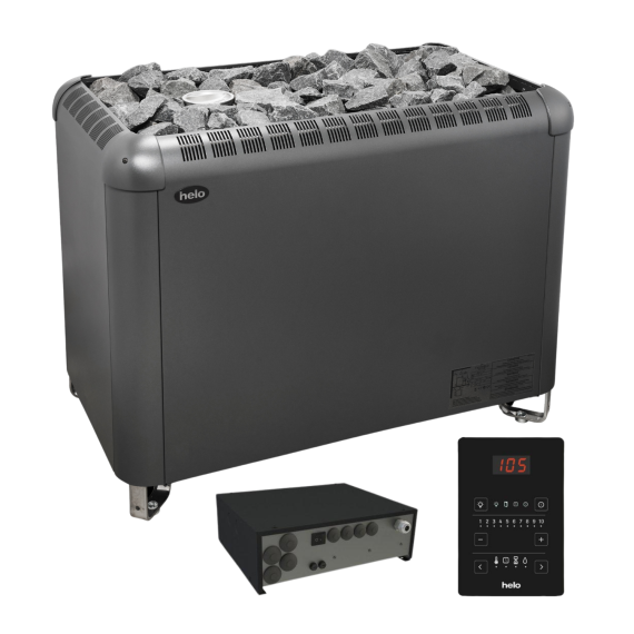 Elektrinė pirties krosnelė HELO MAGMA 18,0 kW<br>be valdymo pulto