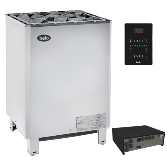 Elektrinė pirties krosnelė HELO SKLE 9,0 kW<br>be valdymo pulto