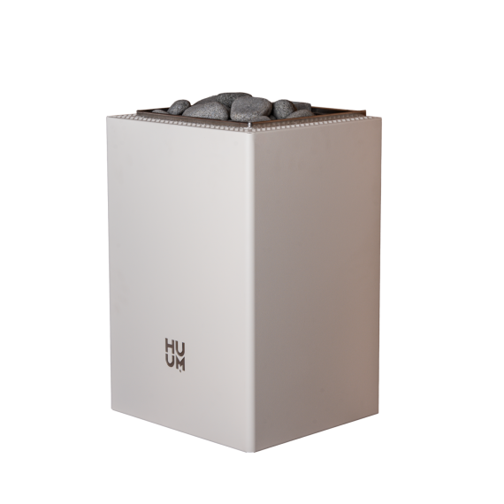 Elektrinė pirties krosnelė HUUM CORE WALL MINI COMBI WHITE 3,6 kW be valdymo pulto, Pirties krosnelės su garo generatoriumi