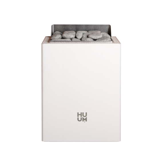 Elektrinė pirties krosnelė HUUM CORE WALL WHITE 6,0 kW be valdymo pulto, Pirties krosnelės be garo generatoriaus