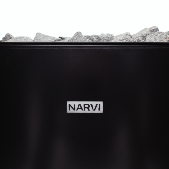 Elektrinė pirties krosnelė NARVI ELECTRIC BLACK 9,0 kW NCE be valdymo pulto, Pirties krosnelės be garo generatoriaus - Aukštos kokybės sprendimai ilgaamžei pirčiai