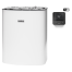 Elektrinė pirties krosnelė NARVI ELECTRIC WHITE 6,0 kW NC su FLOW WiFi valdymu, Pirties krosnelės be garo generatoriaus - Individualūs pirties įrengimo sprendimai pagal poreikius