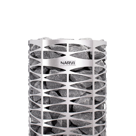 Elektrinė pirties krosnelė NARVI SAANA STAINLESS 9,0 kW E be valdymo pulto, Pirties krosnelės be garo generatoriaus - Viskas, ko reikia moderniai ir funkcionaliai pirčiai