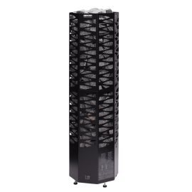 Elektrinė pirties krosnelė NARVI SMOOTH BLACK