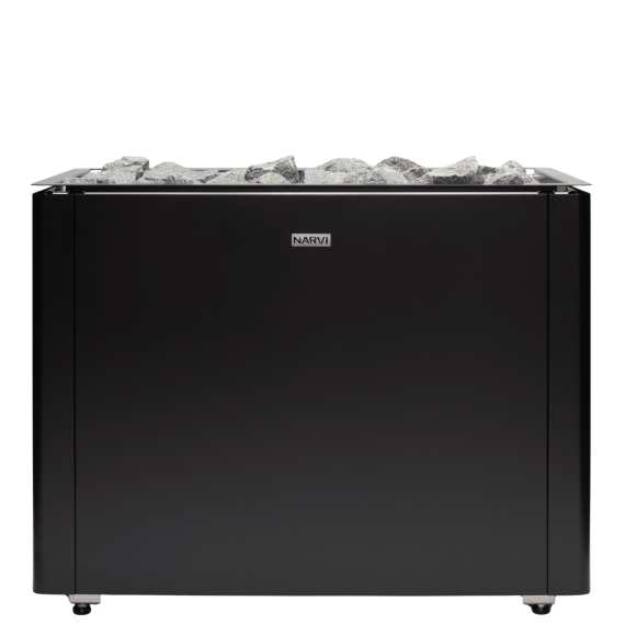 Elektrinė pirties krosnelė NARVI ULTRA BIG BLACK 18,0kW su Flow WiFi valdymu, Pirties krosnelės be garo generatoriaus - Viskas, ko reikia moderniai ir funkcionaliai pirčiai