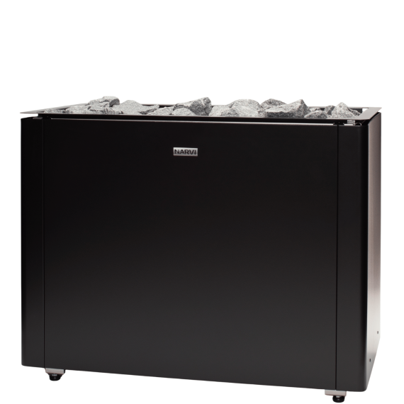 Elektrinė pirties krosnelė NARVI ULTRA BIG BLACK 18,0kW su Flow WiFi valdymu, Pirties krosnelės be garo generatoriaus - Profesionalūs pirties įrengimo sprendimai jūsų namams