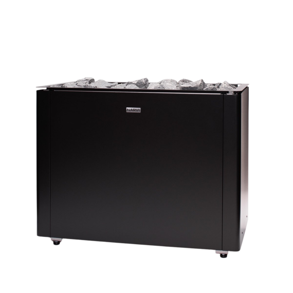 Elektrinė pirties krosnelė NARVI ULTRA BIG BLACK 24,0 kW be valdymo pulto, Pirties krosnelės be garo generatoriaus