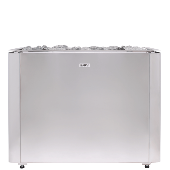Elektrinė pirties krosnelė NARVI ULTRA BIG STAINLESS 18,0kW su Flow WiFi valdymu, Pirties krosnelės be garo generatoriaus - Viskas, ko reikia moderniai ir funkcionaliai pirčiai