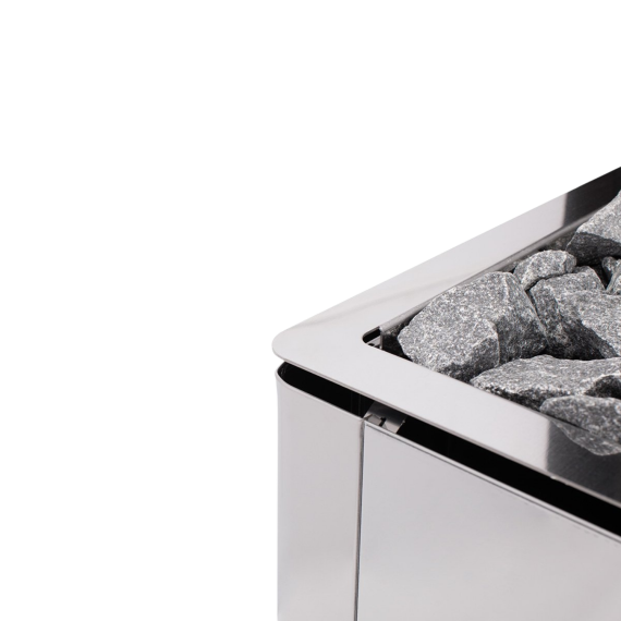 Elektrinė pirties krosnelė NARVI ULTRA STAINLESS 12,0 kW su Flow WiFi valdymu, Pirties krosnelės be garo generatoriaus - Profesionalūs pirties įrengimo sprendimai jūsų namams