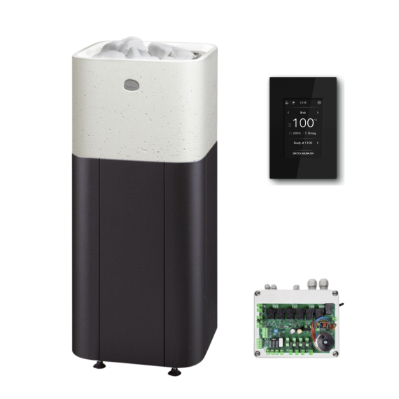 Elektrinė pirties krosnelė TULIKIVI KUURA 2 INTEGRATED 6,8 kW<br>be valdymo pulto