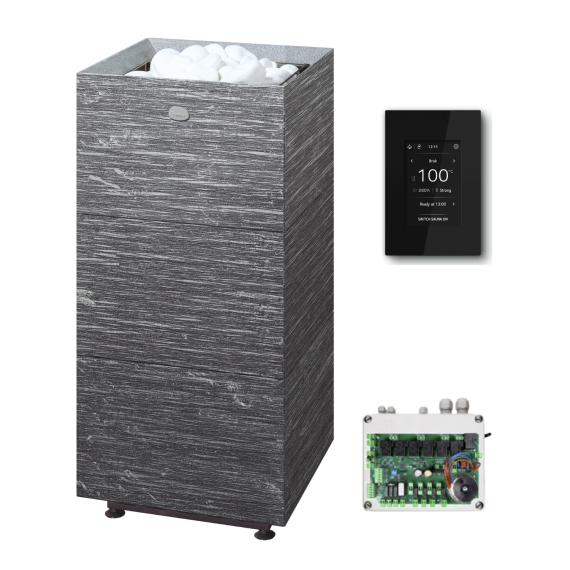 Elektrinė pirties krosnelė TULIKIVI TUISKU GRAFIA 6,8 kW<br>be valdymo pulto