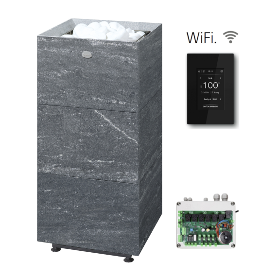 Elektrinė pirties krosnelė TULIKIVI TUISKU NOBILE 6,8 kW<br>be valdymo pulto