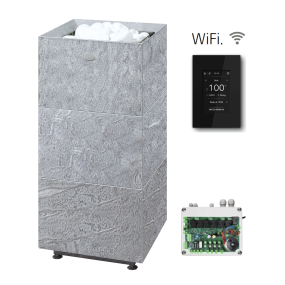 Elektrinė pirties krosnelė TULIKIVI TUISKU TBH 6,8 kW<br>be valdymo pulto