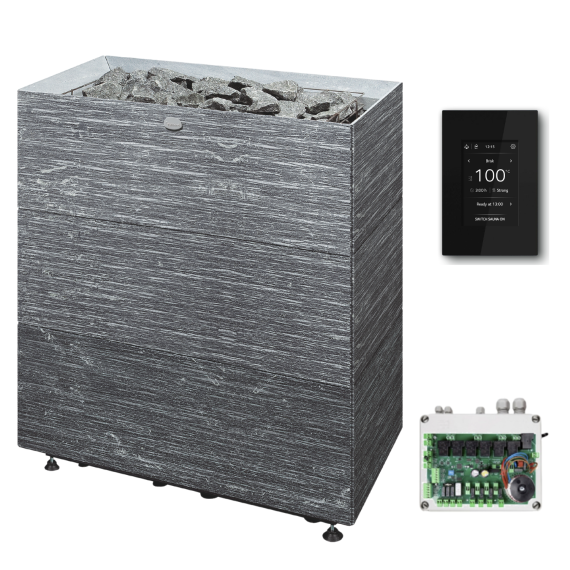 Elektrinė pirties krosnelė TULIKIVI TUISKU XL GRAFIA 13,6 kW<br>be valdymo pulto