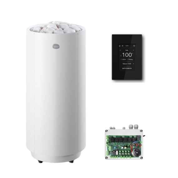 Elektrinė pirties krosnelė TULIKIVI USVA WHITE 4,5 kW<br>be valdymo pulto