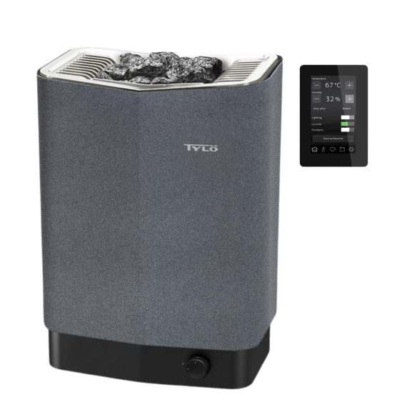 Elektrinė pirties krosnelė TYLO SENSE GREY 6,6 kW<br>Tylo Pure