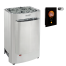 Elektrinė pirties krosnelė HARVIA CLUB COMBI STEEL 15,0 kW su Fenix Combi Wifi valdymu, Pirties krosnelės su garo generatoriumi