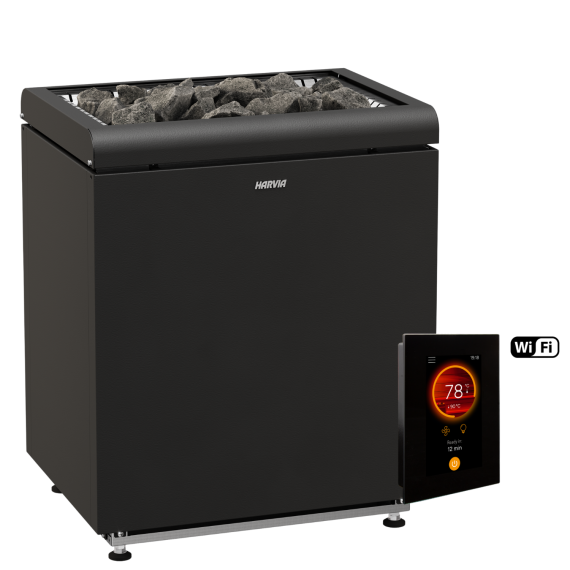 Elektrinė pirties krosnelė HARVIA CONCEPT R 12,0 kW su Fenix Wifi valdymu, Pirties krosnelės be garo generatoriaus