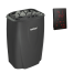 Elektrinė pirties krosnelė HARVIA MODERNA BLACK 6,0 kW V60XE su Xenio valdymu, Pirties krosnelės be garo generatoriaus