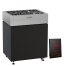 Elektrinė pirties krosnelė HARVIA QUBE COMBI BLACK 16,0 kW su Xenio Combi valdymu, Pirties krosnelės su garo generatoriumi