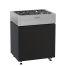Elektrinė pirties krosnelė HARVIA QUBE COMBI BLACK 13,2 kW QU135S be valdymo, Pirties krosnelės su garo generatoriumi