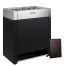 Elektrinė pirties krosnelė HARVIA QUBE PRO BLACK 18,0 - 24,0 kW su Xenio valdymu, Pirties krosnelės be garo generatoriaus