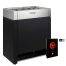 Elektrinė pirties krosnelė HARVIA QUBE PRO BLACK 18,0 - 24,0 kW su Fenix Wifi valdymu, Pirties krosnelės be garo generatoriaus