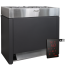 Elektrinė pirties krosnelė HARVIA QUBE PRO BLACK 30,0 - 36,0 kW su Xenio Wifi valdymu, Pirties krosnelės be garo generatoriaus