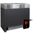 Elektrinė pirties krosnelė HARVIA QUBE PRO BLACK 30,0 - 36,0 kW su Fenix Wifi valdymu, Pirties krosnelės be garo generatoriaus
