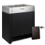 Elektrinė pirties krosnelė HARVIA QUBE PRO BLACK 18,0 - 24,0 kW su Xenio Wifi valdymu, Pirties krosnelės be garo generatoriaus