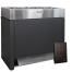 Elektrinė pirties krosnelė HARVIA QUBE PRO BLACK 30,0 - 36,0 kW su Xenio valdymu, Pirties krosnelės be garo generatoriaus