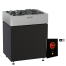 Elektrinė pirties krosnelė HARVIA QUBE BLACK 12,0 kW su Fenix Wifi valdymu, Pirties krosnelės be garo generatoriaus