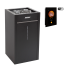 Elektrinė pirties krosnelė HARVIA VIRTA COMBI BLACK 6,8 kW su Fenix Combi Wifi valdymu, Pirties krosnelės su garo generatoriumi