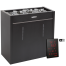 Elektrinė pirties krosnelė HARVIA VIRTA PRO COMBI AUTOMATIC BLACK 21,6 kW su Xenio Combi Wifi valdymu, Pirties krosnelės su garo generatoriumi