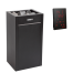 Elektrinė pirties krosnelė HARVIA VIRTA BLACK 6,8 kW su Xenio valdymu, Pirties krosnelės be garo generatoriaus