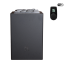 Elektrinė pirties krosnelė HUUM CORE WALL MINI COMBI BLACK 3,6 kW su UKU Wifi Classic valdymu, Pirties krosnelės su garo generatoriumi