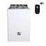 Elektrinė pirties krosnelė HUUM CORE WALL MINI WHITE 3,0 kW su UKU Wifi Classic valdymu, Pirties krosnelės be garo generatoriaus