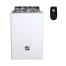 Elektrinė pirties krosnelė HUUM CORE WALL MINI WHITE 3,6 kW su UKU Local Classic valdymu, Pirties krosnelės be garo generatoriaus