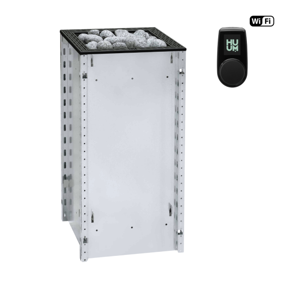 Elektrinė pirties krosnelė HUUM CORE BK 6,0 kW su UKU Wifi Classic valdymu, Pirties krosnelės be garo generatoriaus