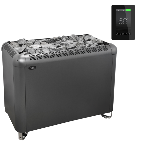 Elektrinė pirties krosnelė HELO MAGMA 26.0 kW Helo Elite Free (su WE 50 kontaktorių bloku), Helo elektrinės pirties krosnelės