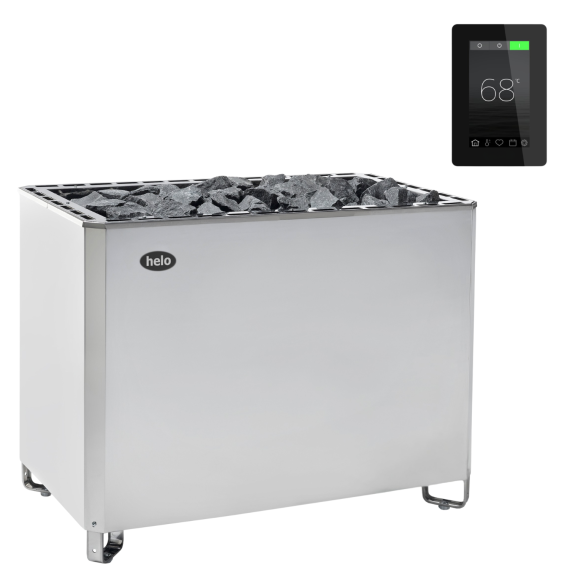 Elektrinė pirties krosnelė HELO SKLA 21,0 kW Helo Elite Free (su WE 50 kontaktorių bloku), Helo elektrinės pirties krosnelės