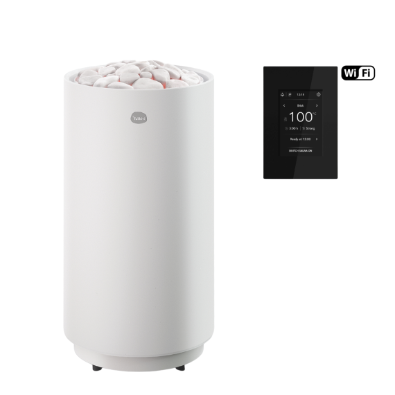 Elektrinė pirties krosnelė TULIKIVI PYRY L 15,3 kW su Tulikivi Wifi valdymu, Tulikivi elektrinės pirties krosnelės