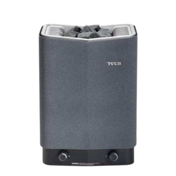 Elektronė prties krosnelė TYLO SENSE SPORT GREY 6,6 kW<br>su įmontuotu valdymu