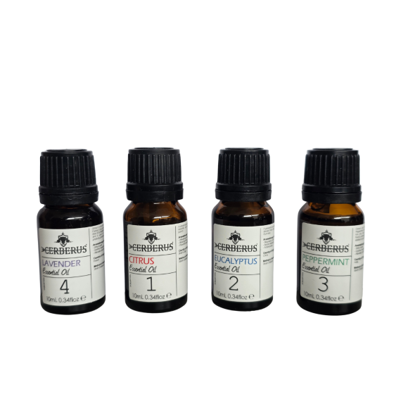 Eterinių aliejų rinkinys saunai 4x10ml, Pirties kvapai