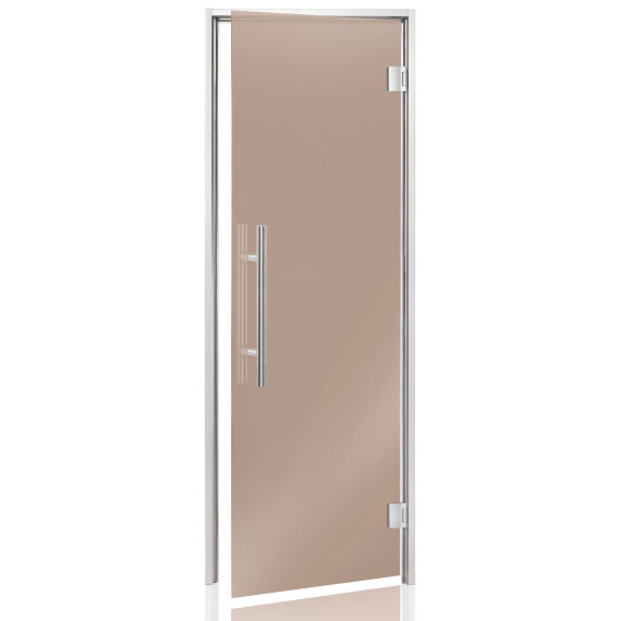 Garinės pirties durys AD AU COMFORT 7 x 190<br>Skaidri
