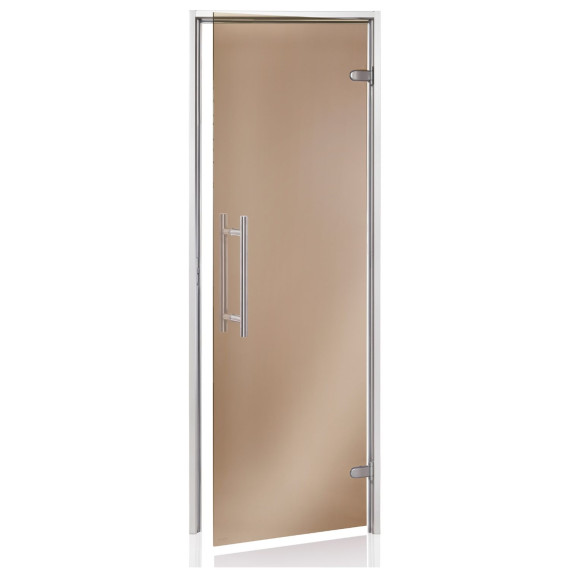 Garinės pirties durys AD AU LIGHT PREMIUM 7 x 190<br>Skaidri
